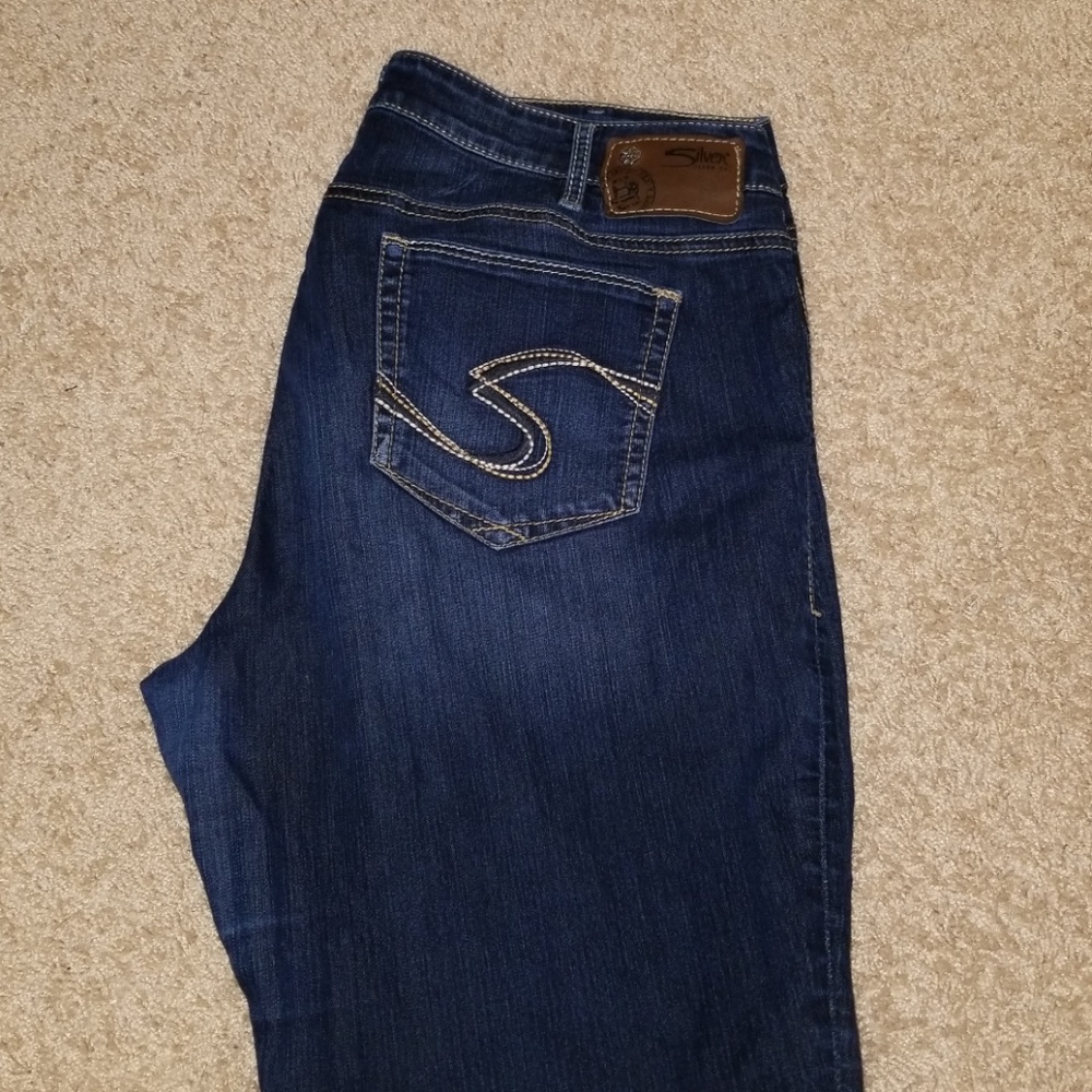 Silver Jean's Sz 18